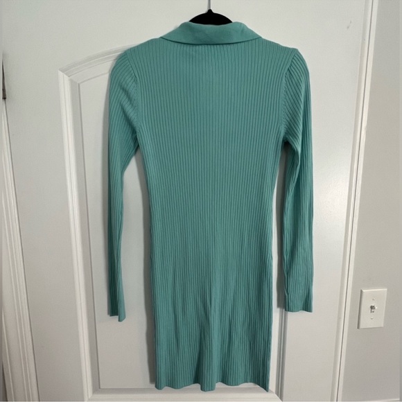 Zara Ribbed Knit Polo dress - Picture 6 of 9